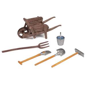 Papo The Wheelbarrow and Tools