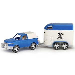 Toy: Papo 4x4 Off-Road Car and Horse Float