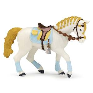 Papo Trendy Riding Womans Horse Blue