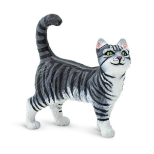 Toy: Safari Ltd Gray Tabby Cat