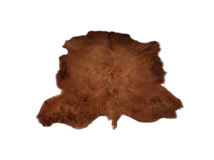 Leather tanning and fur dressing: Red Highland Cow Hide