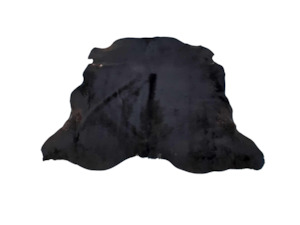 Black Cow Hide