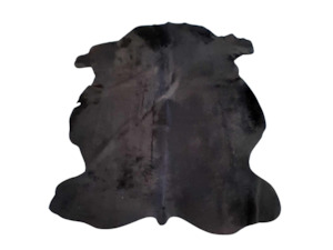 Black Cow Hide