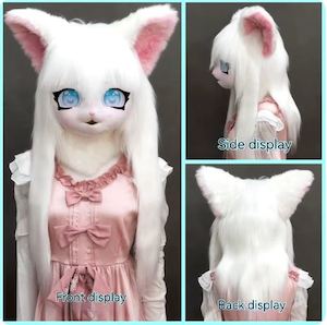 Furry Kigurumi Anime Cosplay Pre-Design Kigurumi Animal Headpiece A16