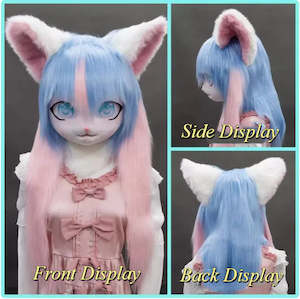 Furry Kigurumi Anime Cosplay Pre-Design Kigurumi Animal Headpiece A4