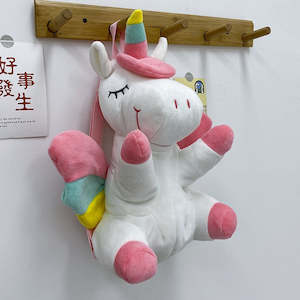 Writer: Sleeping Unicorn Plush Crossbody Bag Backpack Itabag