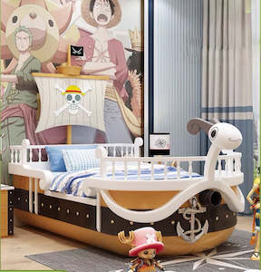 Pre-Order One Piece Ship-Themed Bed – Unique Anime Furniture for Pirate Fans (…