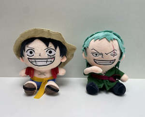 Writer: One Piece Plush Toy Character Plush (Luffy / Zoro)