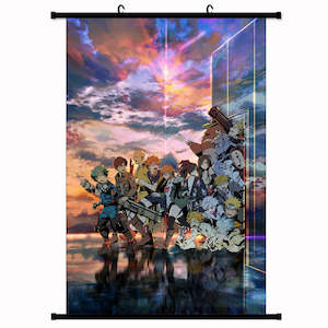 WALL SCROLL -  My Hero Academia, Attack on Titan, One Punch man, Haikyu, Persona…