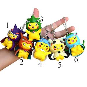 Pokemon Keychain pendant school bag doll decoration keychain