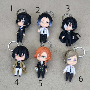 Bungo Stray Dogs Keychain pendant school bag doll decoration keychain