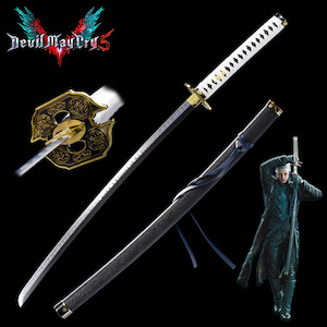 Metal Sword Vergil Yamato Devil May Cry Metal Samurai Sword Katana 104cm 429B