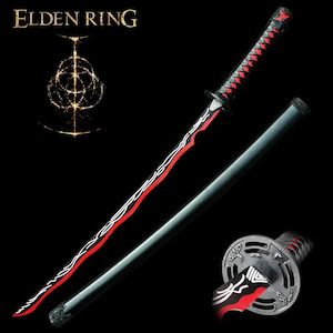 Metal Sword Katana Elden Ring - Sword Rivers of Blood Non Sharp Blade 374