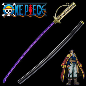 ONE PIECE GOLD D ROGER CUTLASS METAL REPLICA SWORD 370A