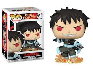 Writer: FUNKO Pop! Animation: Fire Force -981 Shinra (With Fire)