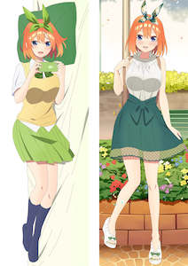 The Quintessential Quintuplets Yotsuba Nakano Dakimakura HUGGING PEACH SKIN BODY…