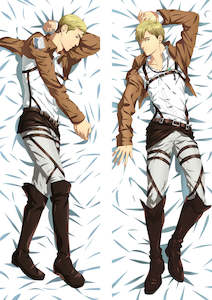 Attack On Erwin Smith Titan Dakimakura Hugging Peach Skin Body Pillow (A19)