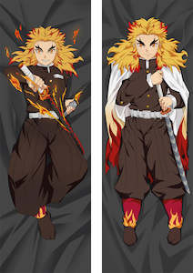 Demon Slayer Rengoku Kyoujurou Dakimakura HUGGING PEACH SKIN BODY PILLOW (D57)