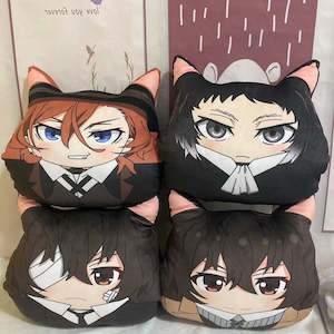 Writer: Bungo Stray Dogs Plush Toy Stuffed Cushion Pillow & Hand Warmer