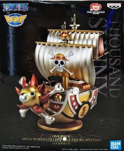 Bandai Banpresto One Piece Mega World Collectable Thousand Sunny Gold Figure