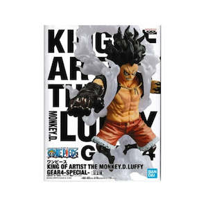 One Piece: Monkey D Luffy Gear 4 King of Artist Figure by Banpresto (Gear Fourth: Snakeman)