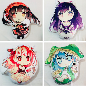 DATE A LIVE PLUSH TOY DOLL STUFFED CUSHION PILLOW