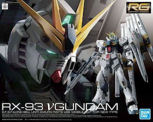 Writer: Bandai Gundam Model Kit, 1/144 RG RX-93 V NU Gundam RG32