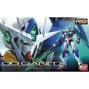 Bandai 1/144 RG 021 GNT-0000 00 QAN[T] GUNDAM Plastic Model Kit