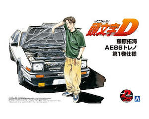 AOSHIMA Initial D Takumi Fujwara's AE86 Toyota Trueno (Comics Volume 1 Ver.…