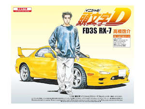 AOSHIMA Initial D Keisuke Takahashi's FD3S RX-7 1/32 Scale Model Kit