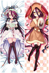 Writer: No Game No Life Shiro Dakimakura HUGGING PEACH SKIN BODY PILLOW (N26)