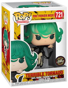 Funko Pop Chase One Punch Man POP! Anime Terrible Tornado Vinyl Figure #721 [Glo…