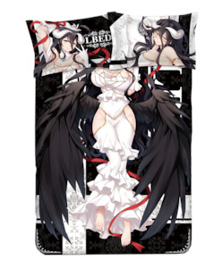 Overlord Albedo - Anime 4pc Duvet Bedding Set