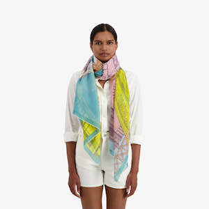 Our Summer Must Haves: PARIS- TURQUOISE SCARF by Inoui Editions