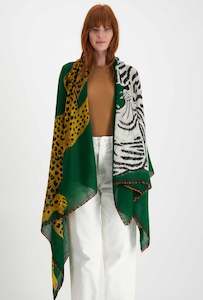 Scarves 20 Off: CHATOU 130 Scarf- EMERALD by Inouï Edition