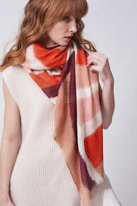 Scarves 20 Off: MA POESIE PARIS | PRISMA ROUGE SCARF