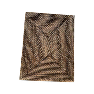 RECTANGLE  RATTAN PLACEMAT | NATURAL