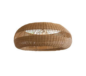 RATTAN DONUT LIGHT SHADE