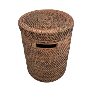 RATTAN BASKET | BROWN