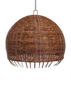 Rattan Goods: RATTAN JELLYFISH LIGHT SHADE