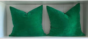 Velvet Cushion | Emerald