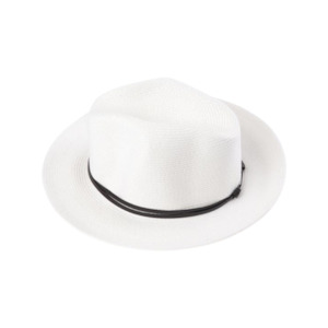 Travaux En Cours - Borsalino Hat | White