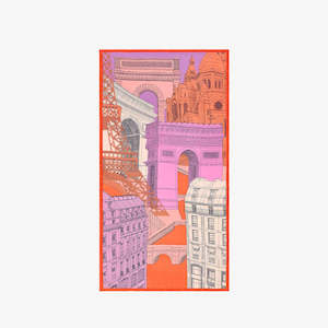 PARIS- RED SCARF by Inoui Editions