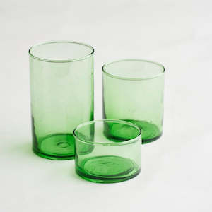 MOROCCAN BELDI GLASS | GREEN 350ml