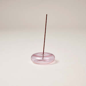 GENTLE HABITS | GLASS INCENSE HOLDER PINK