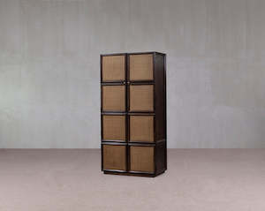 Pre Order 1: TWO DOOR RATTAN CABINET/WARDROBE