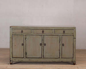 ANTIQUE FOUR DOOR CABINET | ARTICHOKE