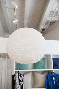 LINEN LIGHT SHADE | ROUND WHITE | MEDIUM