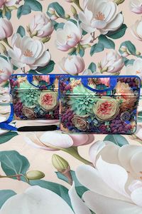 AS Laptop Case - Antique Peonies - 15" - 17"”