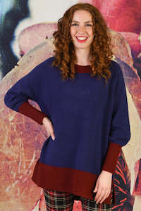 Skylar Sweater - Blue Ruby | SALE